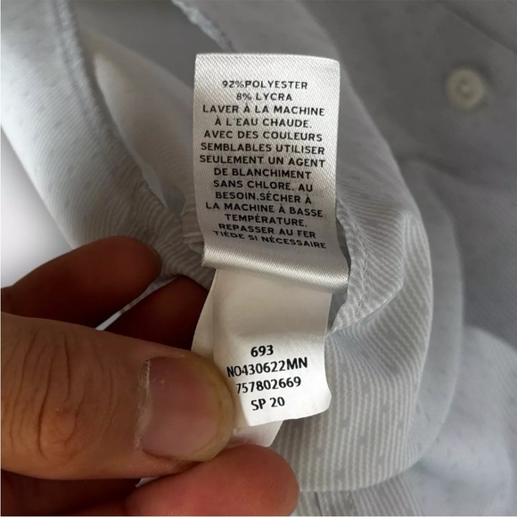 Nordstrom Mens Shop Tech Smart Trim Fit Mens Medium Long Sleeve Performance EUC - Picture 5 of 10